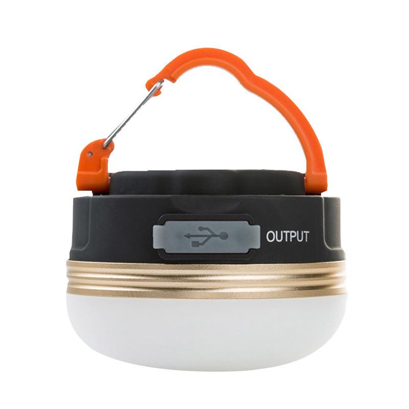 Portable Camping LED Tent Light with Magnet for Hanging - USB Rechargeable Home Emergency Work Light.