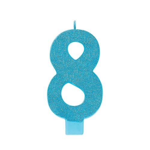 Amscan Glitter 8-årsdagen lys