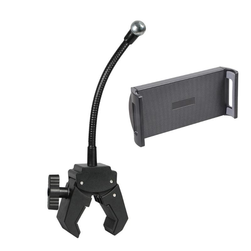 Rotatable Phone Holder With 360 Degree Option Metal ABS Mount For Desktop Live Broadcast
