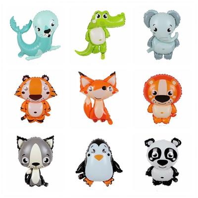 Cartoon Tier Folie Ballons Eichhörnchen Ballon Fuchs Globos Luft Ballon Geburtstag Party Dekorationen Kinder Elefanten Aufblasbare Spielzeug