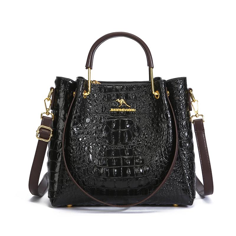 High Quality Soft Leather Women's Handbag Luxury Designer Ladies Shoulder Crossbody Bag Female Casual Tote Bag Solid Color Purse