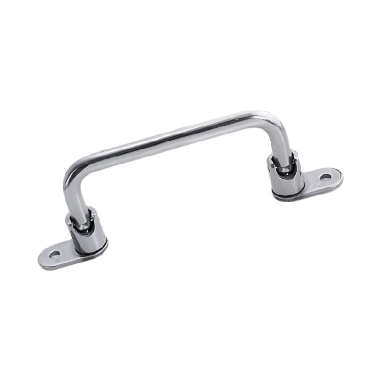 Space Saving Cabinet Pull Handle Stainless Steel 90 Degrees Folding Handle Replacement Equipment Box Handle Hardware