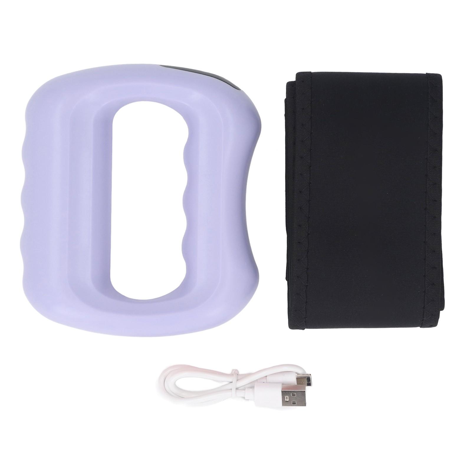 

Электрический массажер для тела с кольцом 5 вибрационных частот, снятие болезненных ощущений, глубокое расслабление мышц тканей. Light Blue