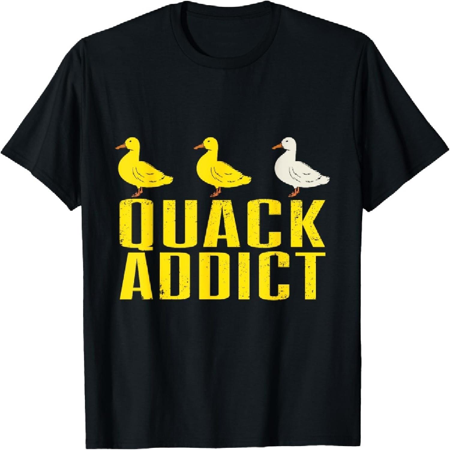 Футболка с классным дизайном утки Quack S