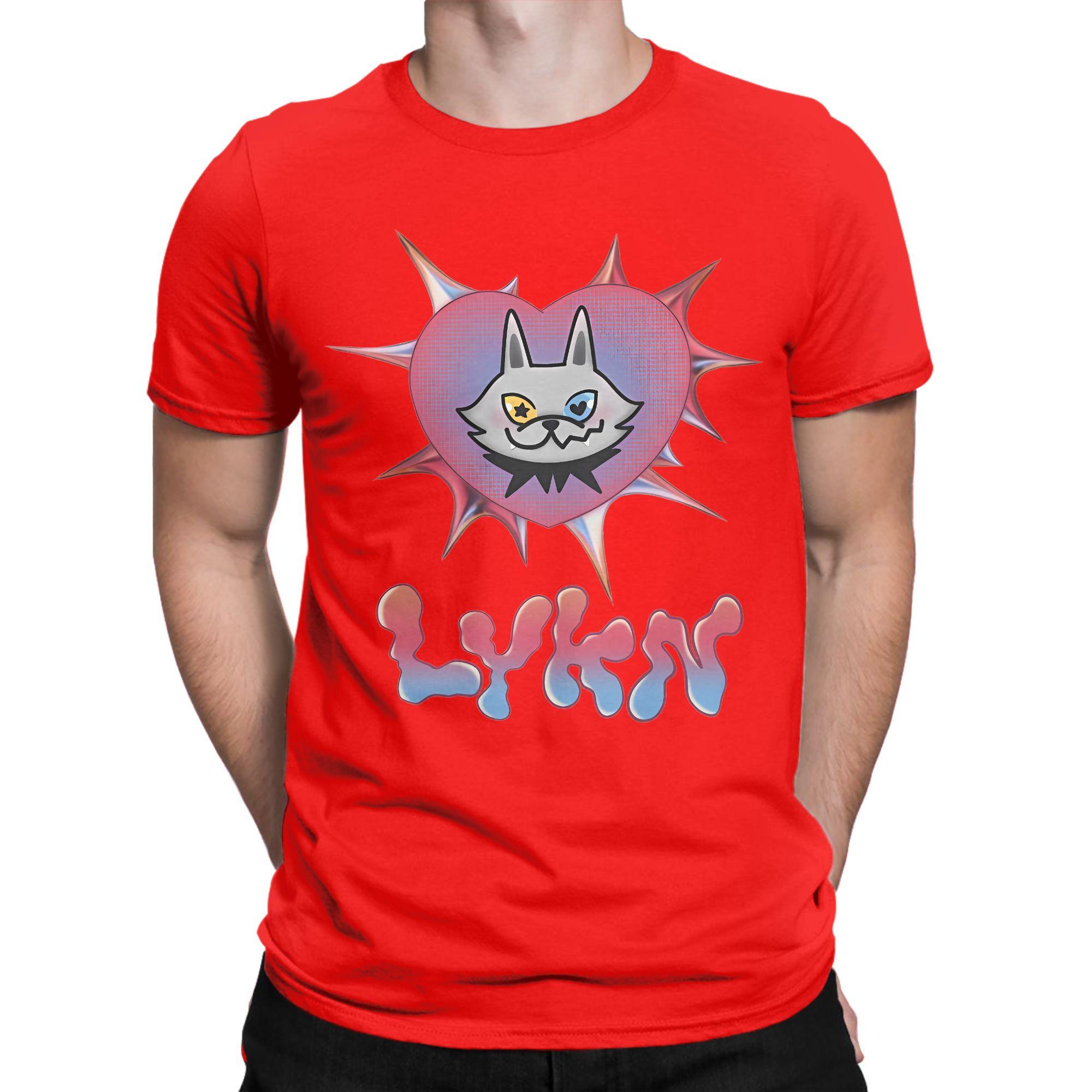 

LYKN Lykyou Футболка для мужчин и женщин Повседневная футболка с коротким рукавом и круглым вырезом 100% хлопок Идея подарка Одежда S