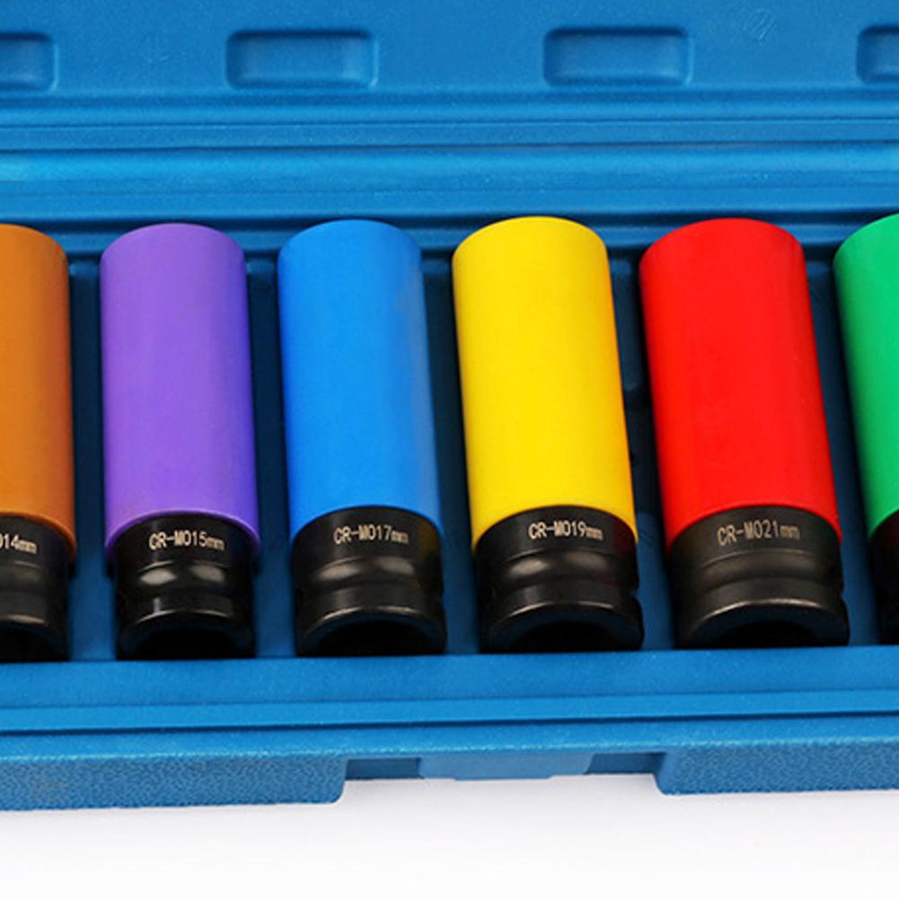 6 stücke Steckschlüssel Hülse Set Reifen Schutze Ärmeln Auto Motorrad Reparatur Tools Kit