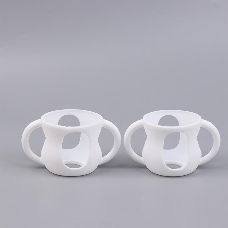 2/4Pcs Silicone Sleeves For Avent Baby Bottles Anti Breakage Baby Bottle Holder With Handle