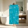 Kawaii Cartoon marine life pattern Towel ultra-fine fiber quick drying absorbent bath towel, outdoor swimming sports towel