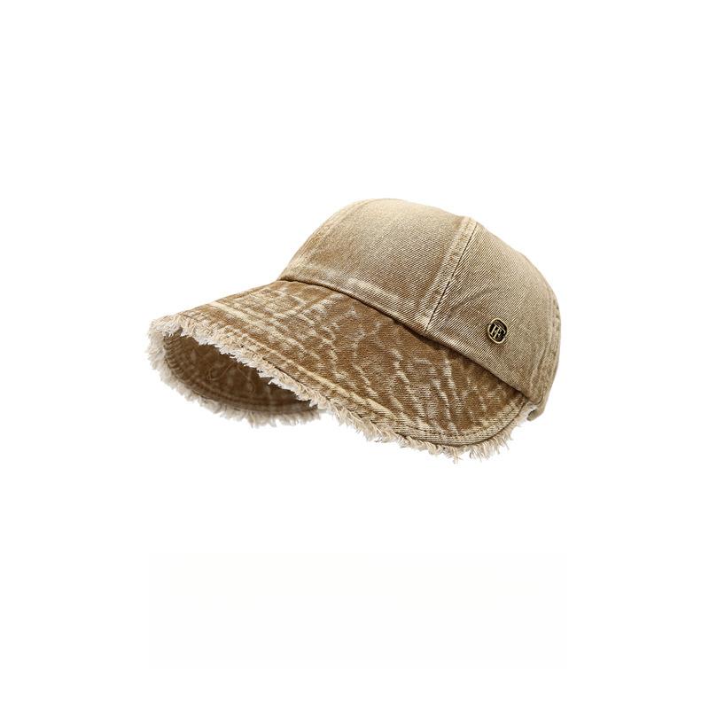 New Spring/Summer Vintage Distressed Hats Men and Women Hiking Fishing, Wide Brim Fisherman Hat 56-59cm хаки