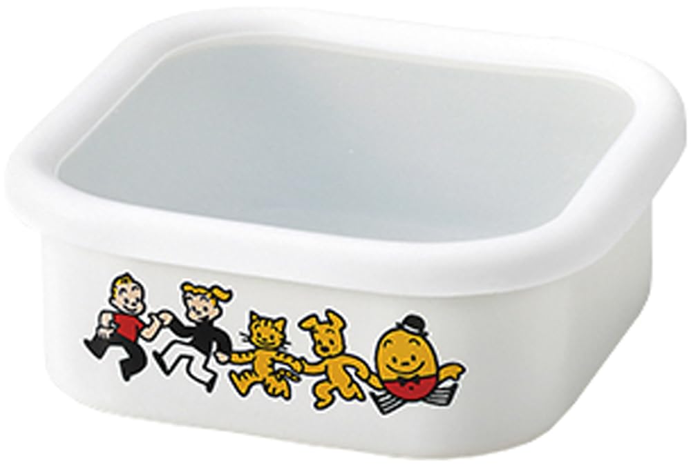 Toyo Horo OSAMU GOODS Enamel Square Stocker White Size: Body: Approx. W16 D16 H6.2 / Package: Approx. W17 D16.5 H7 OG-05