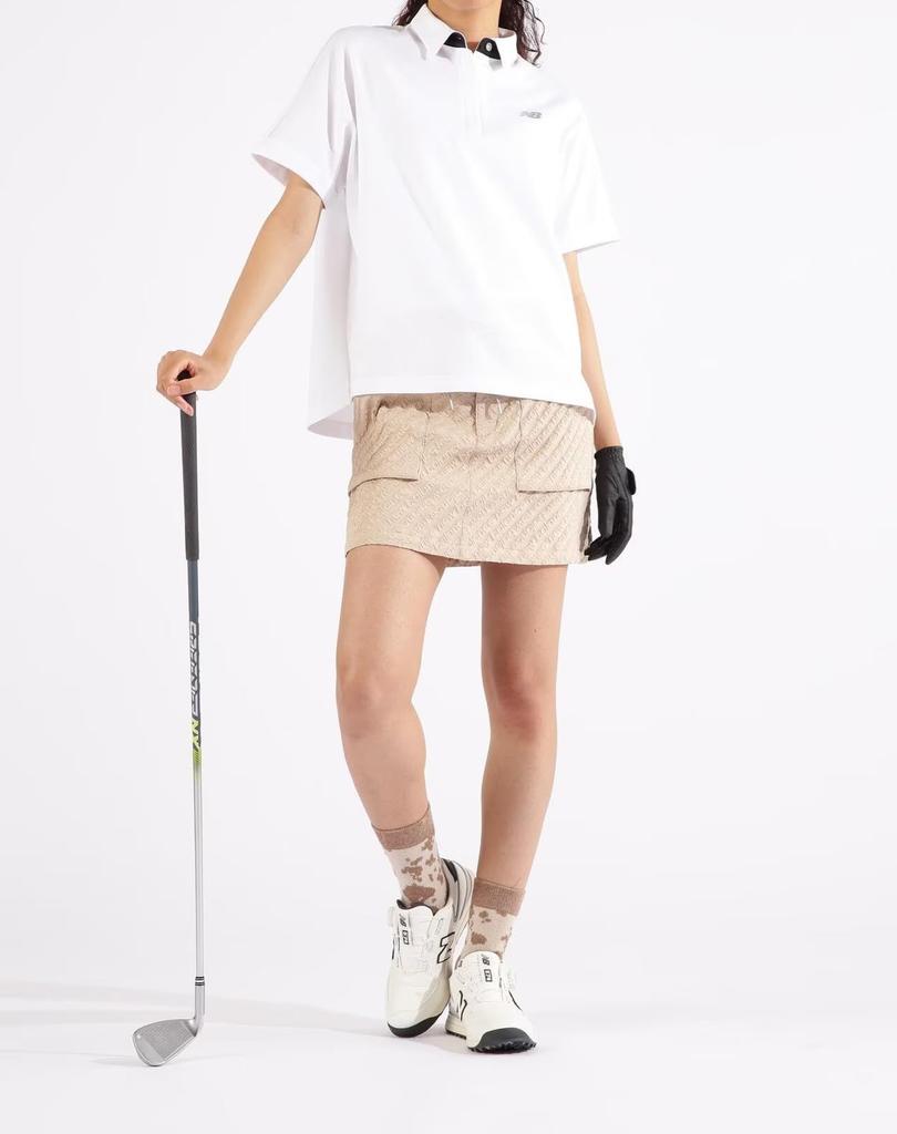 Golf Short Sleeve Polo Shirt 2 [New Balance] (Stretch/Retention) / Women's / 012-4268504 030_White [L]