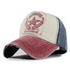 Pure Cotton Color Matching Baseball Cap Neutral Casual Cap Adjustable Sun Hat Four Seasons Wide Brim Hat Casual Versatile