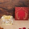 Kamdhenu Cow with Calf Idol | 24K Gold & 999 Silver Plated | Excellent Vastu Correction Remedy for Financial Problems | Wedding & Housewarming Gift