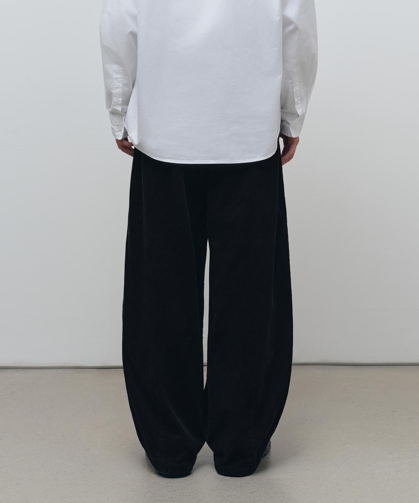 MUSINSA STANDARD 8W Corduroy Balloon Pants [Black]