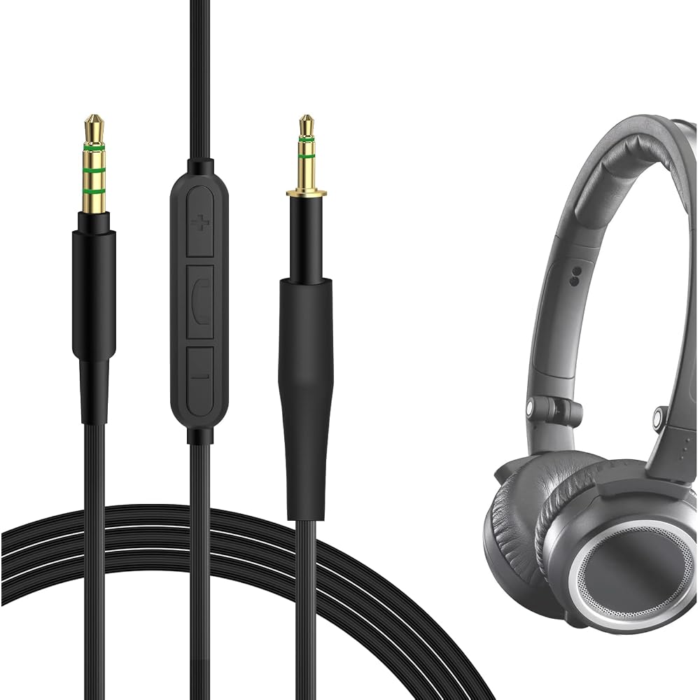 Geekria Cable Compatible Audio Cord Arker Game AKG K451, K452, Q460, K480, K450 Headphone Cable, ...