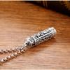 Halsband Surangama Mantra Trendigt Sex-teckens Mantra Gawu-låda Trendig Dekoration Hänge