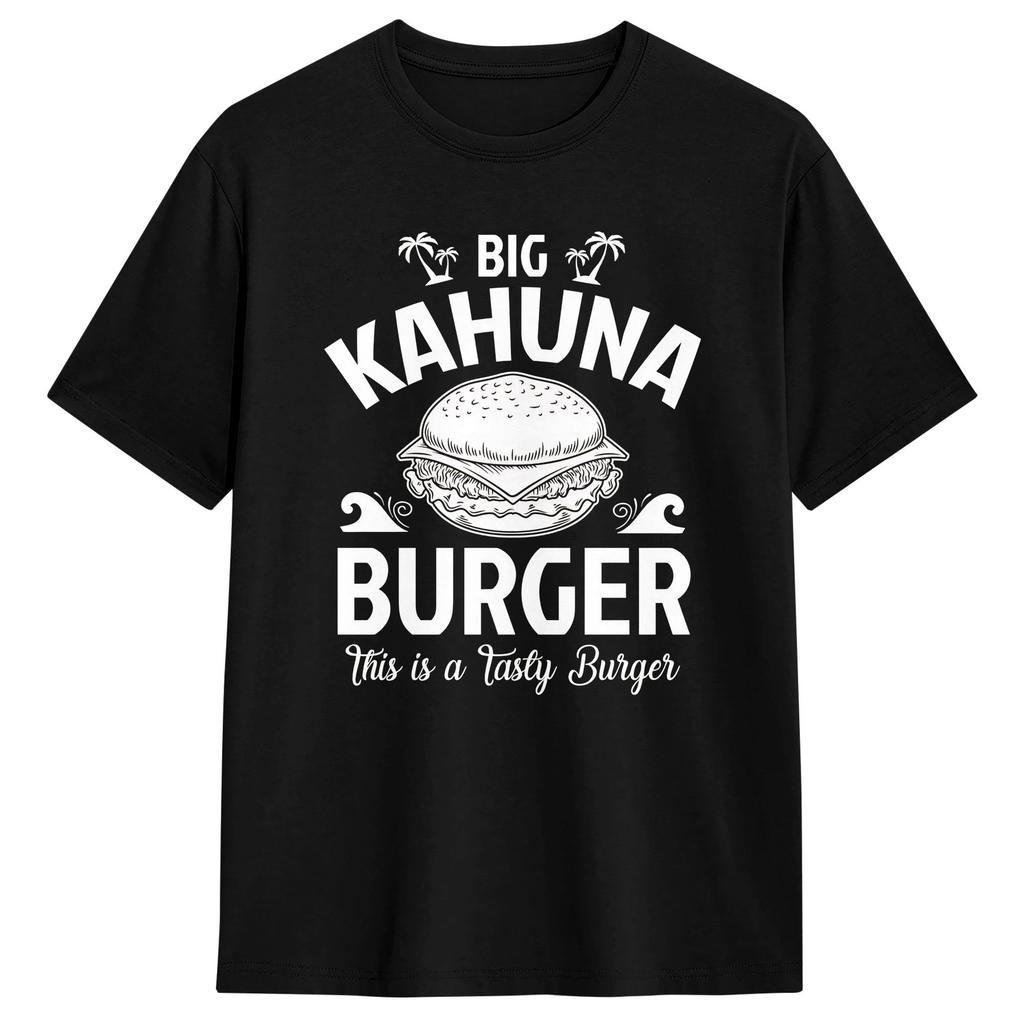 Maglietta Divertente The Big Kahuna Burger Unisex Cotone Manica Corta Girocollo Top Estivi Camicie