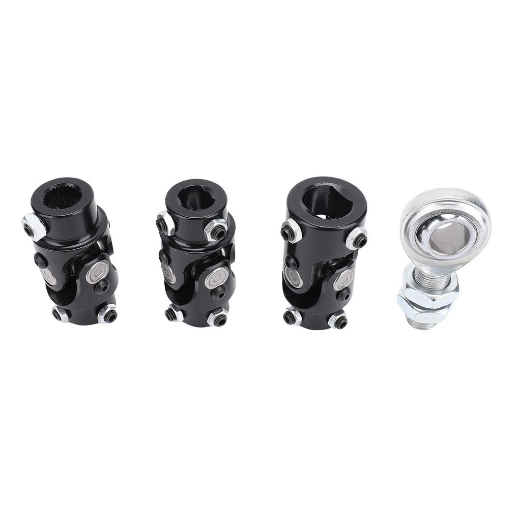 36in Steel Steering Shaft and 3 4in Support Bearing U Joint SJS08 for 3 4in 30 Spline Input Shaft Car Steering Box