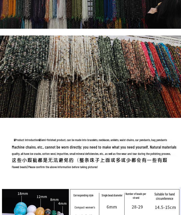 Natural Yellow Citrine Crystal Beads for Handmade DIY Bracelets & Necklaces