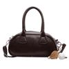 Premium Maillard Retro Bag Women's New Autumn and Winter Versatile Messenger Bag Hand Carry Bowling Bag
