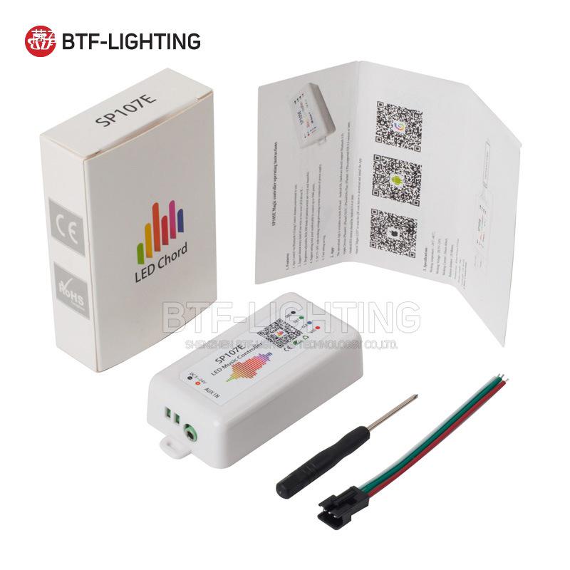 SP Controller RGBIC Light Strip with Bluetooth, WiFi, and Music App (Models 105/06/07/08/110E)