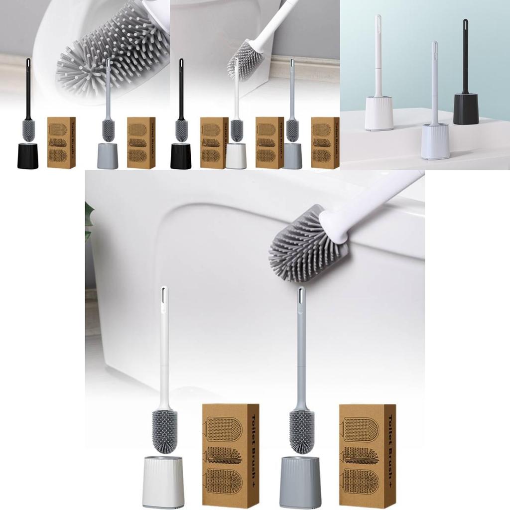 Modern Detachable Multifunctional Toilet Brush Set Home Long Handle Leakproof Bathroom Cleaner