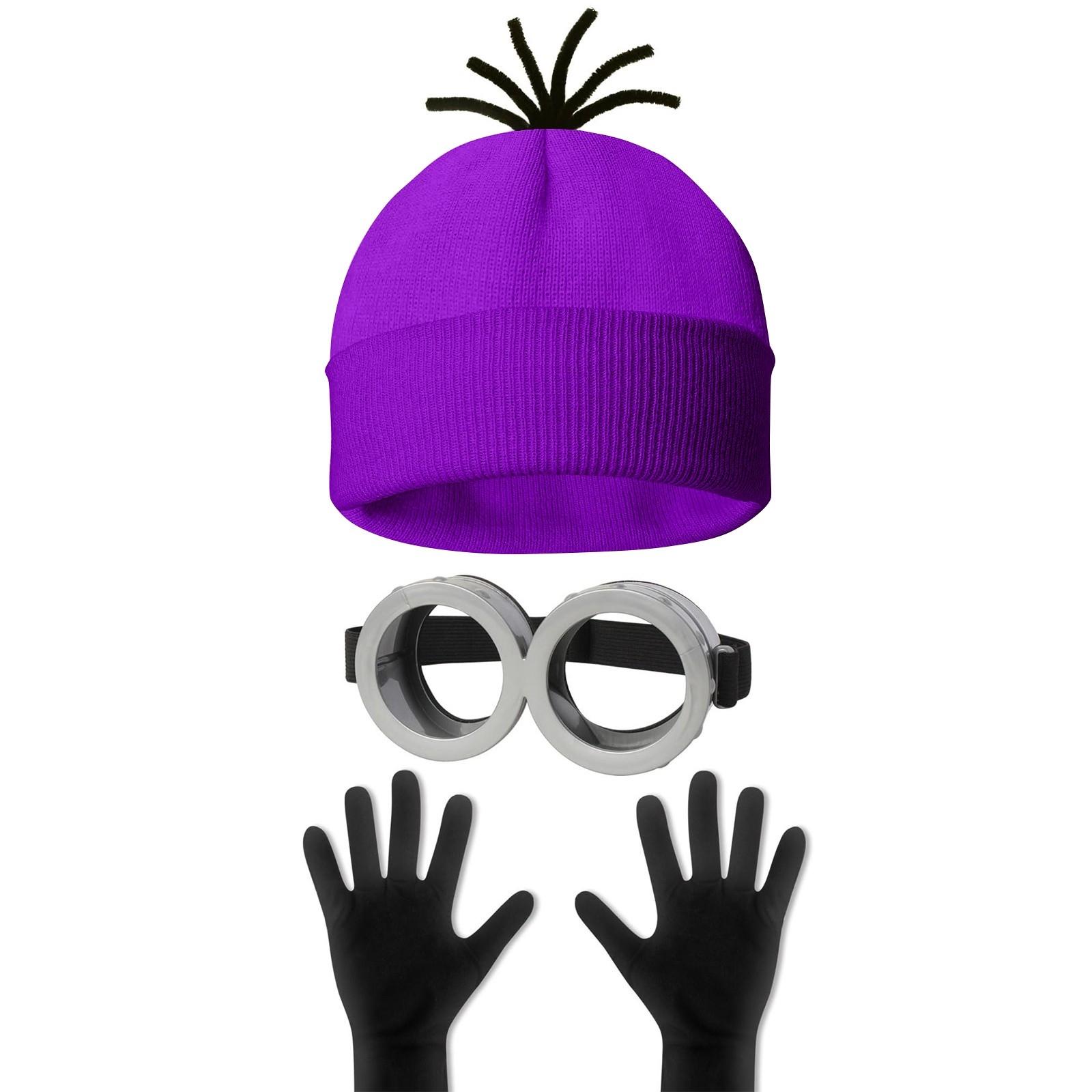 

3 шт. Аксесуари для костюмів Дорослі Чоловіки Жінки Косплей Набір для вечірки Капелюх Очі Набір рукавичок