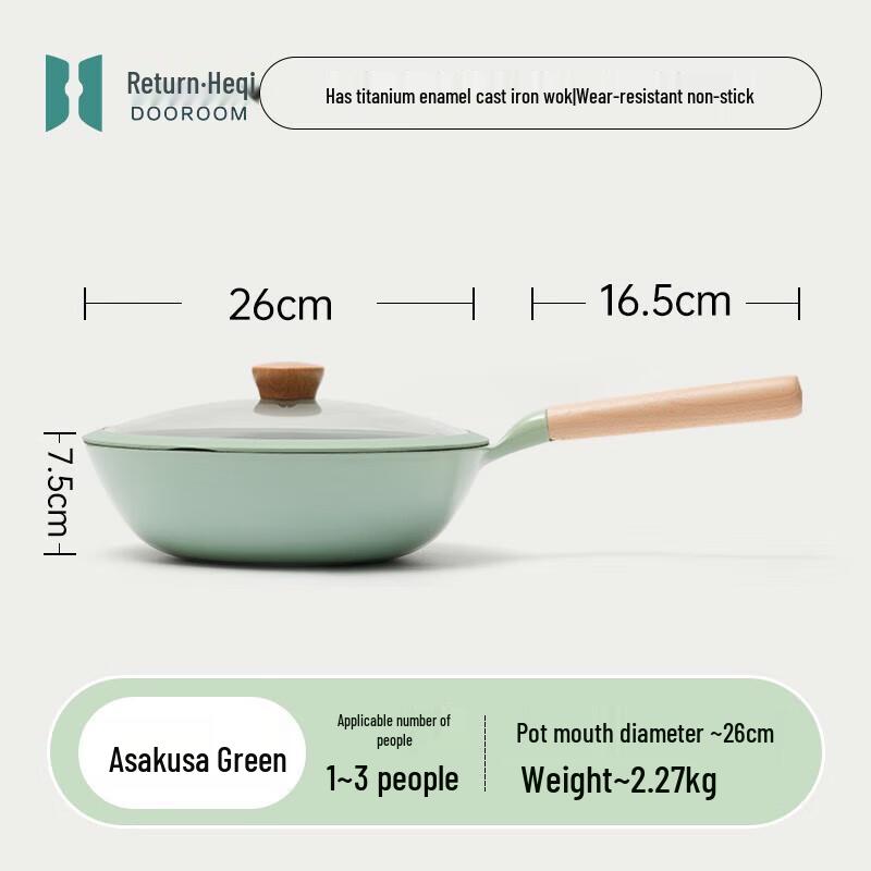 Household Non-Stick Titanium Wok