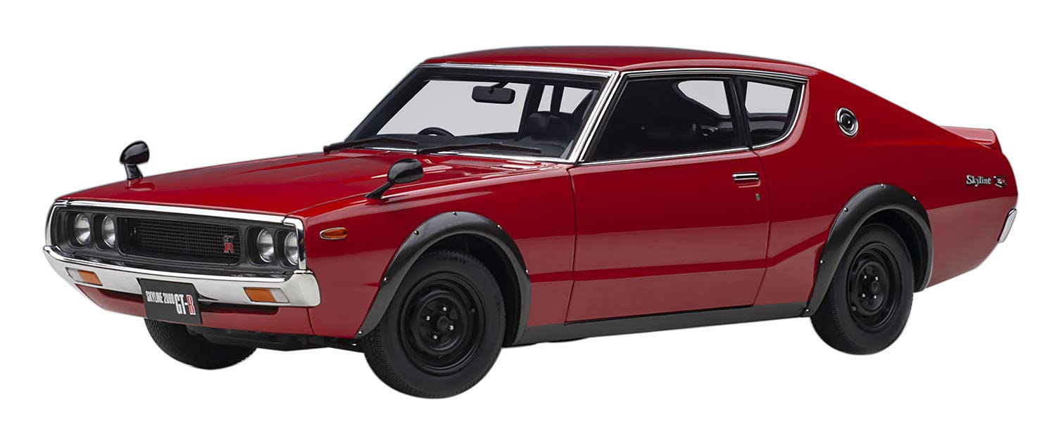 

AUTOart Scale Nissan Skyline 2000 Red Finished Model 77473 1/18 GT-R (KPGC110)