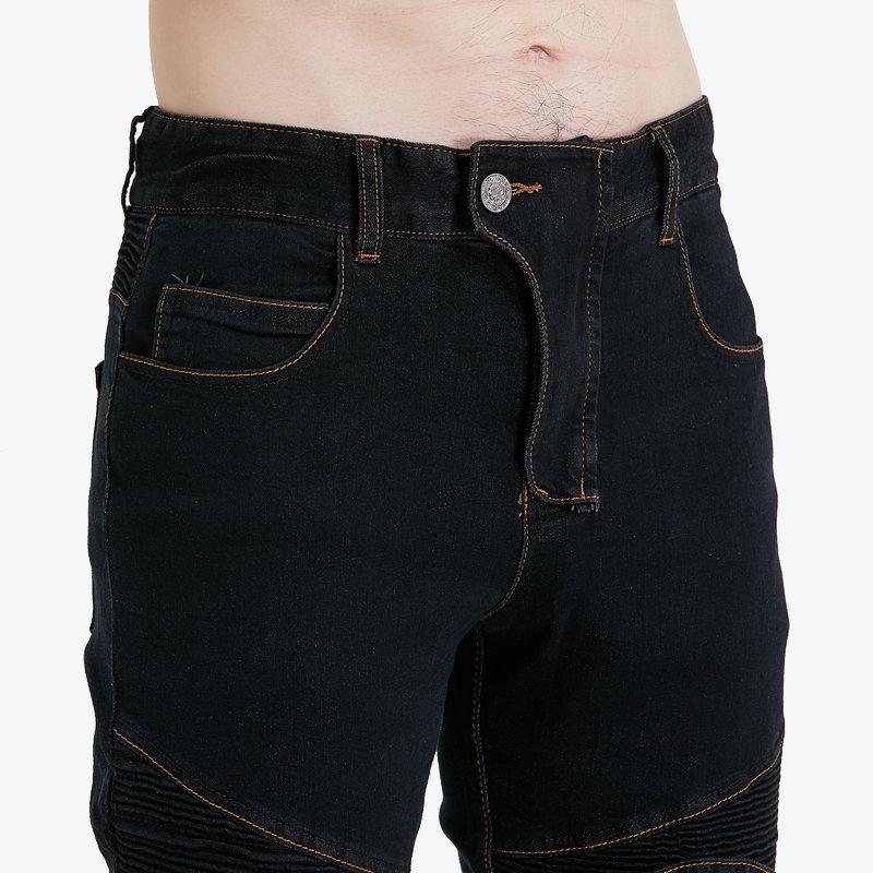 Men's Retro Stretch Motorcycle Jeans – Fall-Proof, Straight-Leg Riding Pants