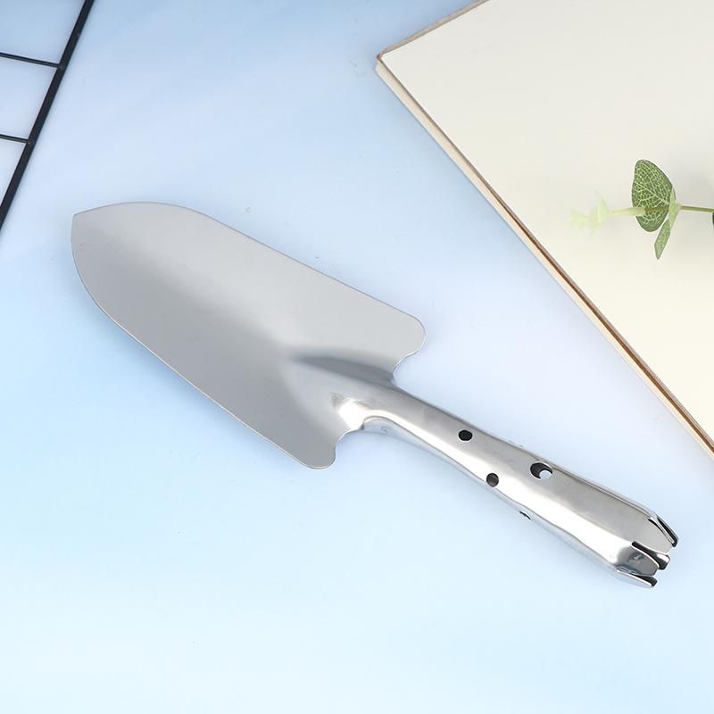 1PCS Small Shovel Stainless Steel Hand Trowel Mini Shovel for Gardening Planting Digging Succulents and Beach Shell Collecting