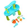 Splash Sand Table Toy 2 Tier Rain Shower Water Table for Toddlers Outdoor Beach Backyard Activity