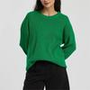 Knitted Sweater Autumn and Winter New Women's Clothing Round Neck Long Sleeve Pullover Loose Lazy Wind Sweater Jacket