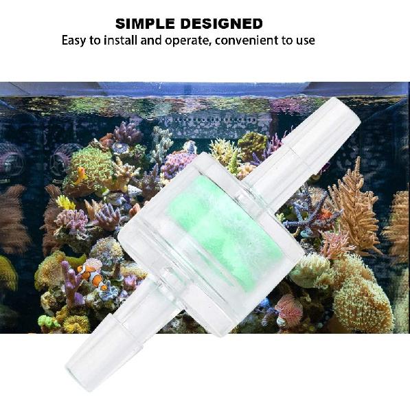 Silicone Tube Filter Aquarium Green 10PCS ABS Cleaning Filtration Supplies for Fish and Aquariums