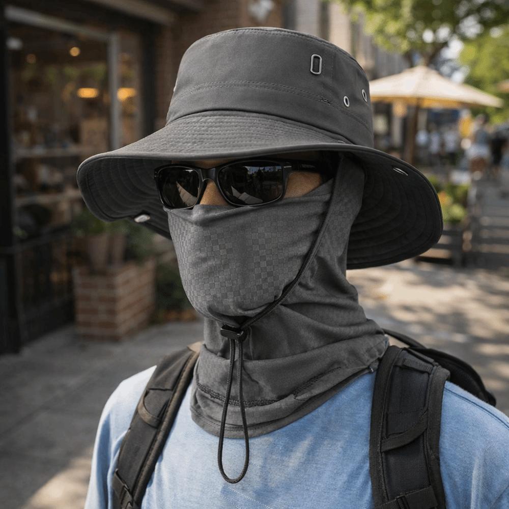 Breathable Full Face Mask Quick Dry Fishing Cap Unisex Design Fisherman Hat  Men