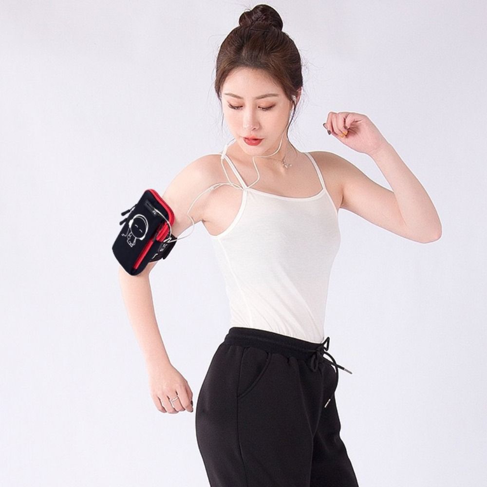 Staubdichte Handy-Handgelenktasche Stoßfeste Sport-Armtasche Leuchtende Lauf-Handytasche Radfahren