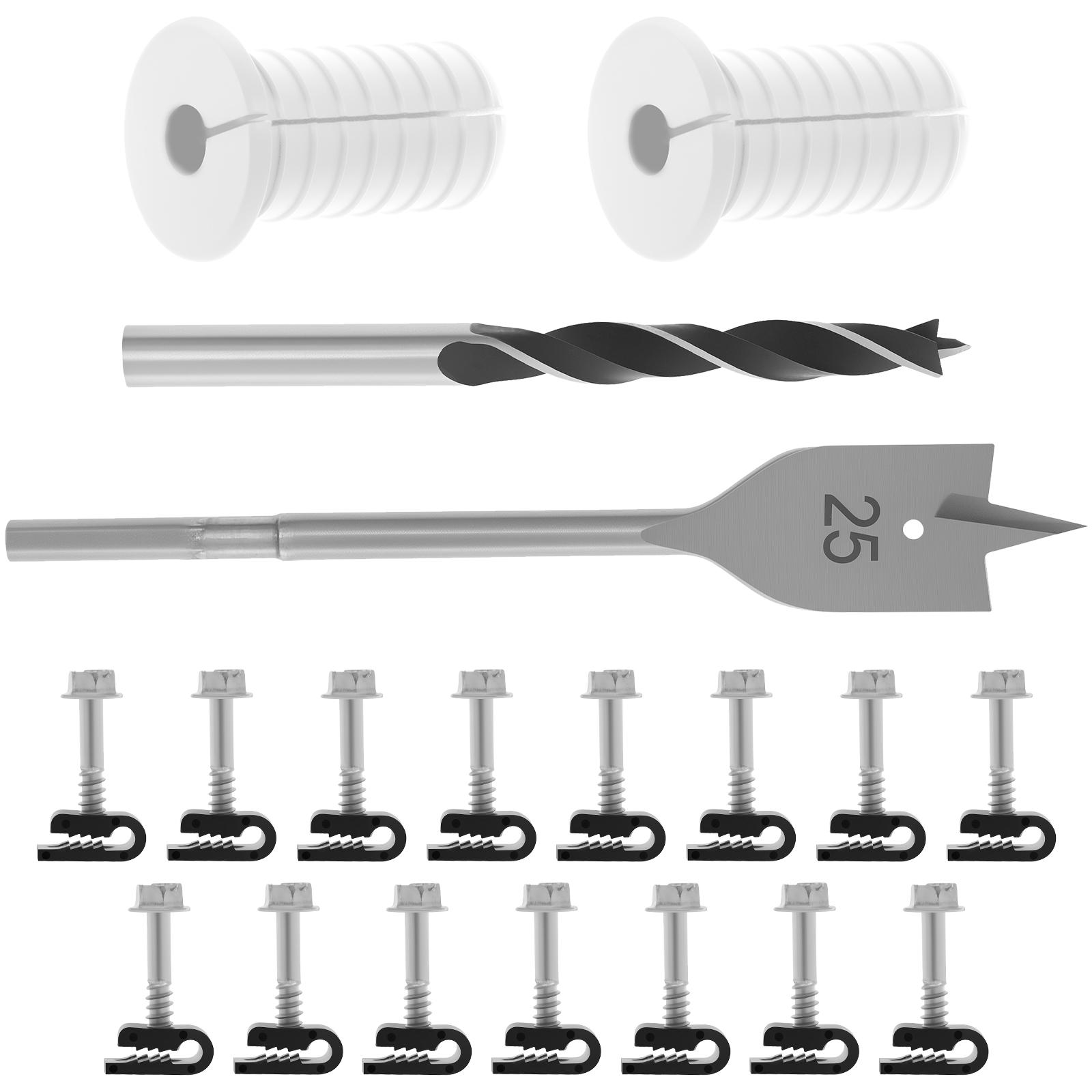 

19pcs Starlink Cable Routing Kit Wall Pass Through Grommet Mounting Kit Wire organizer Starlink Wall Grommets Cable Protecting