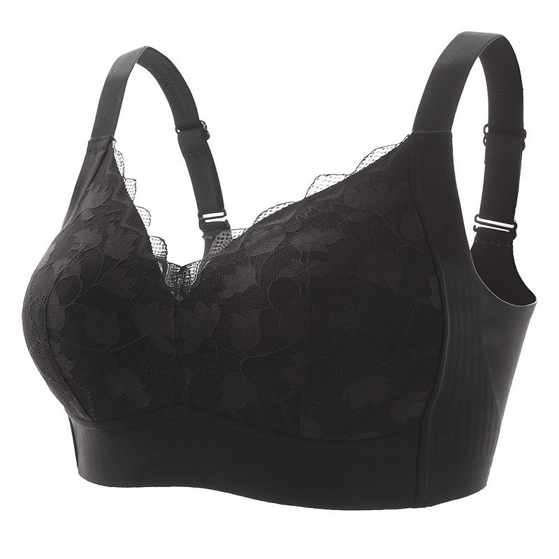 Anti Sagging Seamless Lingerie for Women Thin and Gathered Bra Without Steel Ring Plus Size Push Up Bra for Women
