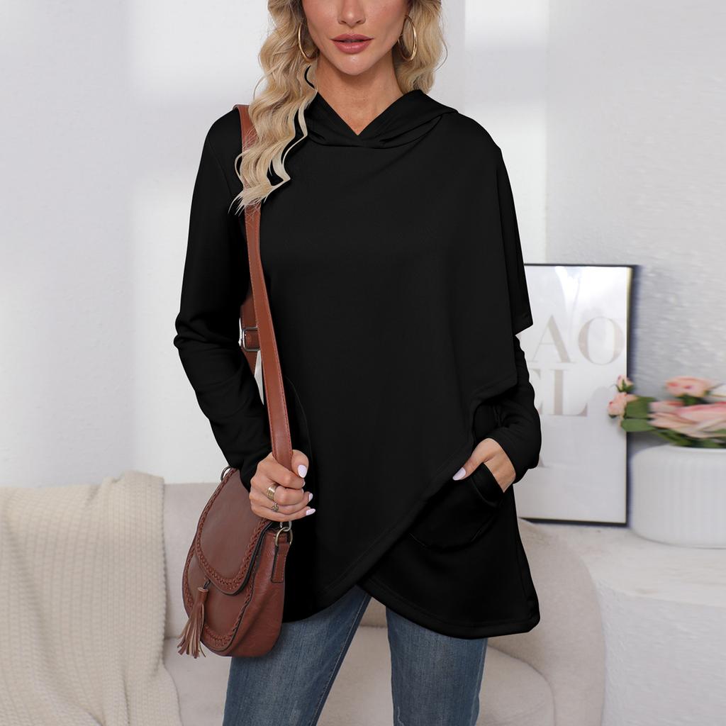 Women's Fashionable, Casual, Comfortable, Round Neck, Zipper, Long Sleeve, Warm Sweatshirt