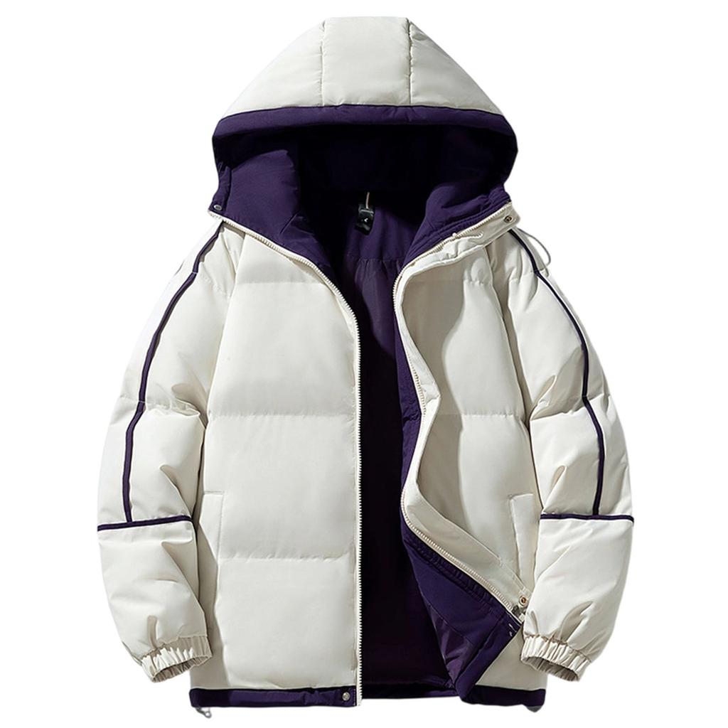 Men's  And  Women's  Loose  Hooded Hood  Cotton-Padded Jacket  Coat