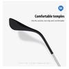 aoron Gradual Change Sunglasses Glasses Colorful Two-color Large Frame Sunglasses Fashion Metal Glasses