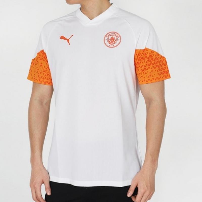 Puma Mcfc Man City Training Jersey Short Sleeve