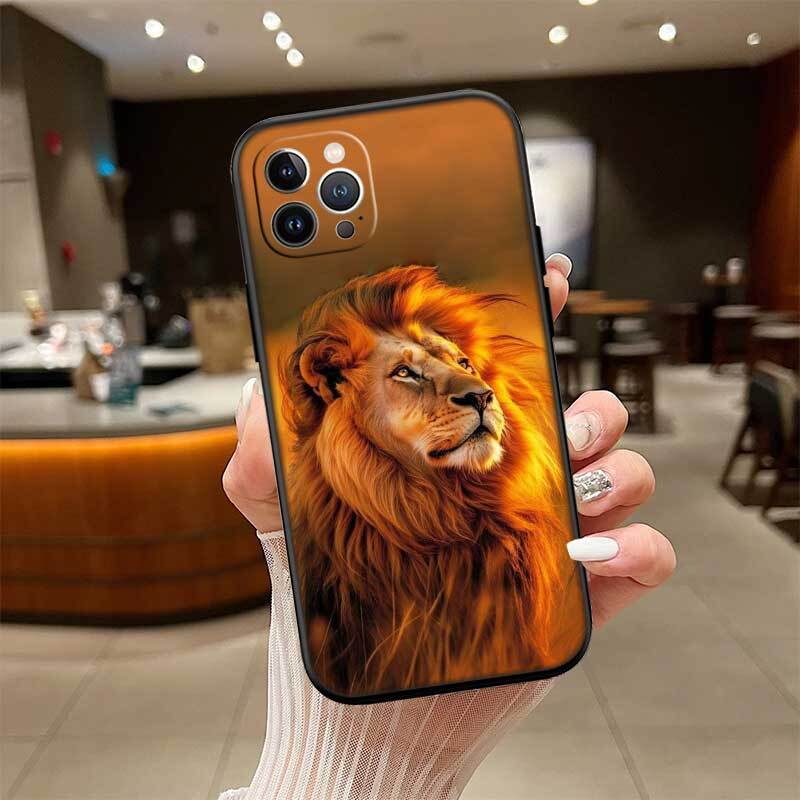 Animal lion Case for Samsung M55 M35 M15 A02 A05S A05 A06 A15 A12 A13 A10 A16 A20 A22 A24 A25 A30 A31 A32 A33 A35 A42 A50