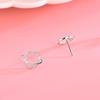 S925 Sterling Silver Diamond Planet Earrings: Trendy Japanese & Korean Style Hollow Universe Design for Women