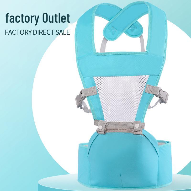 Breathable Summer Baby Carrier Waist Stool Mesh Sling for Infants and Toddlers