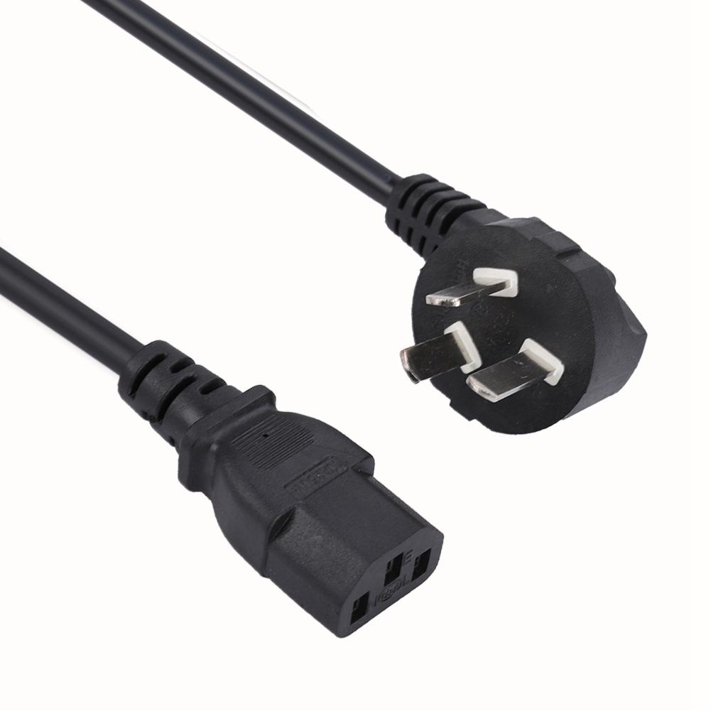 1.5M 3-holes 3 Pin Power Cable Adapter Wall Plug Charger AC Power Cord