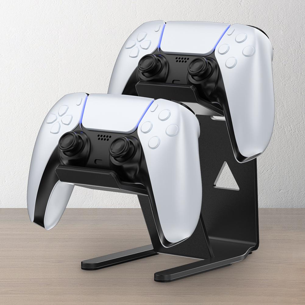Gamepad Rack Stand Space Saving Desktop Stand Dual Game Controller Stand Holder for Switch/PS5/PS4/Xbox Game Accessories