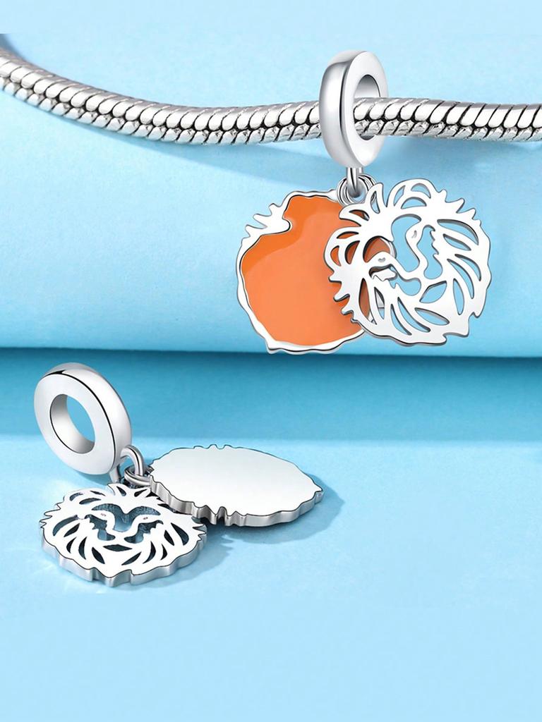 Charms Plata Cute Leopard Little Fox Panda Beads Copper Plated Fit Copperoriginal Bracelet For Jewelry Making Diy Charm