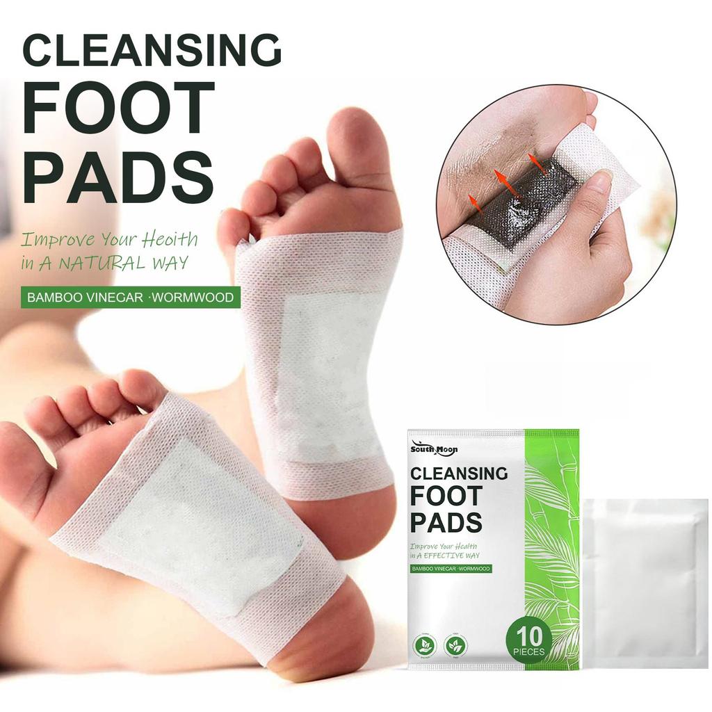 South Moon Reinigendes Fußpflaster (10 Stück) Tiefenreinigende Körper-Fußpflege Feuchtigkeitspflege Schlankheitskur Reparatur Formgebung Fußpflaster