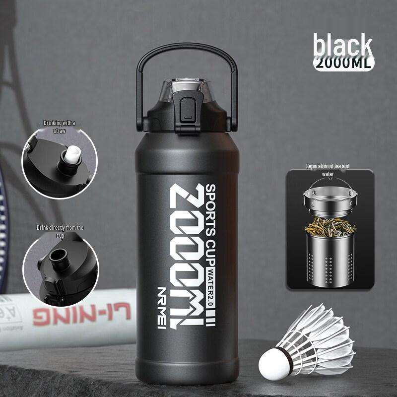 Youluo 2000ML Large Insulated Outdoor Water Bottle